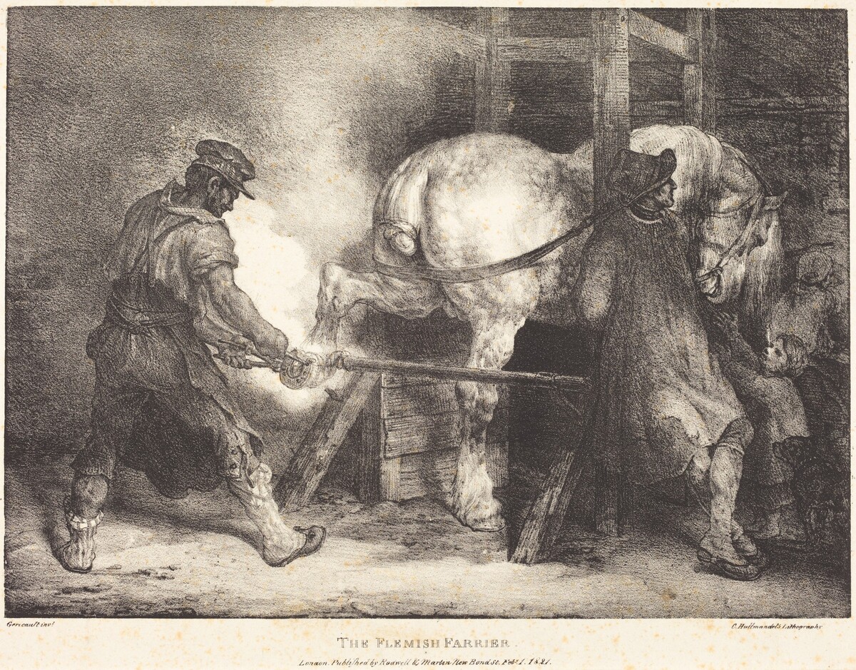The Flemish Farrier by Théodore Gericault