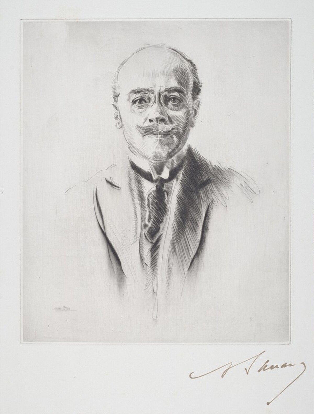 Monsieur Albert Sarraut, French Minister for the Colonies by Walter Tittle