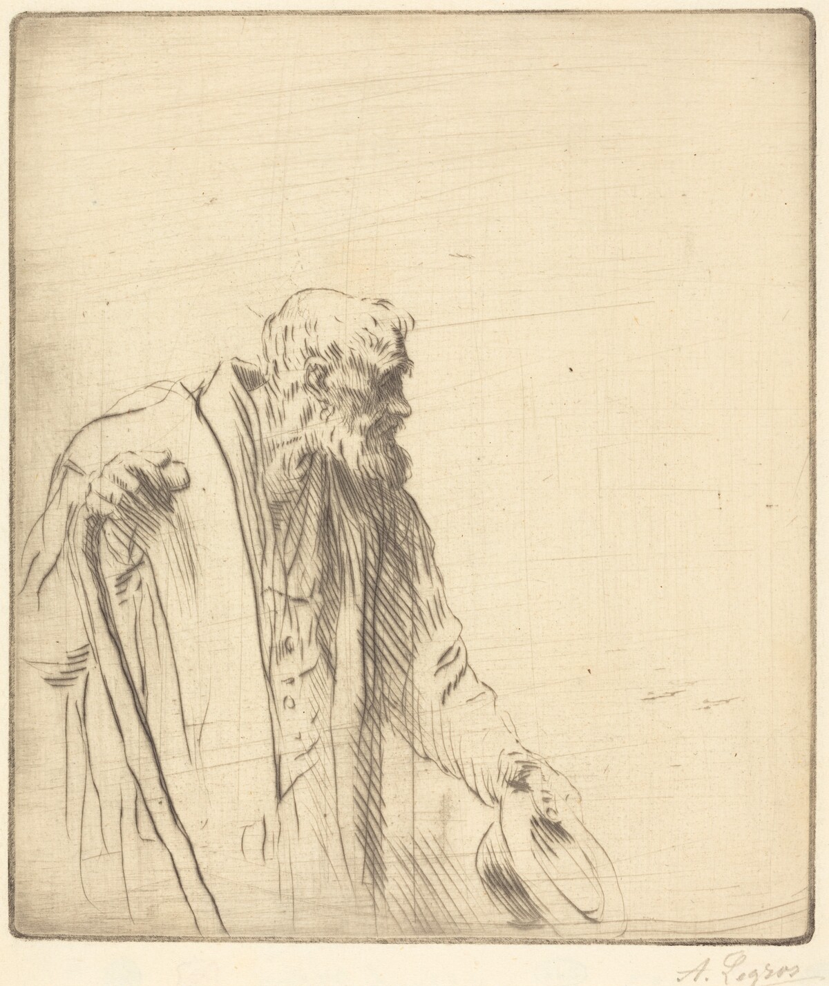 Beggar (Un mendiant) by Alphonse Legros