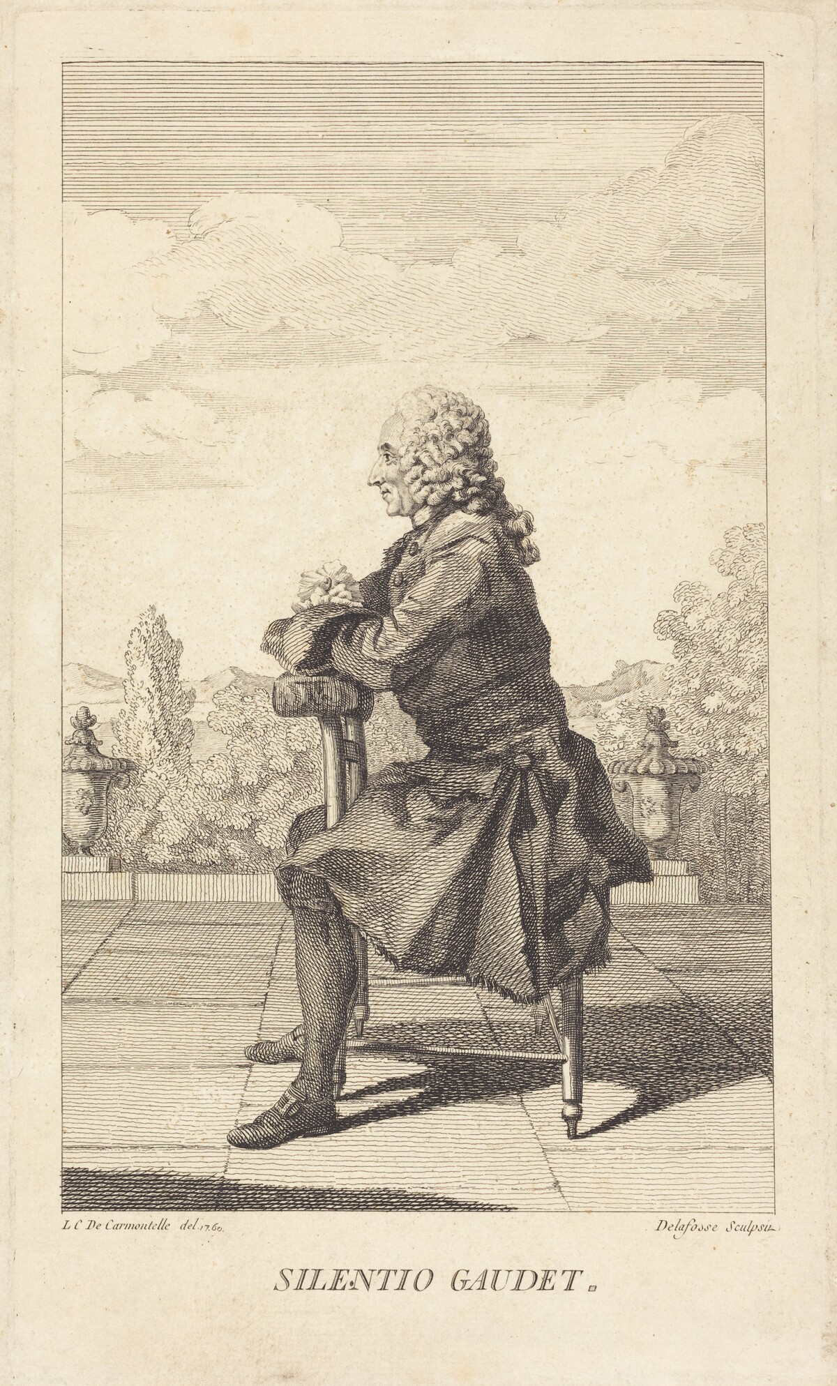 Jean-Baptiste-François Durey de Meinières by Jean-Baptiste Delafosse, after Louis de Carrogis, called Carmontelle