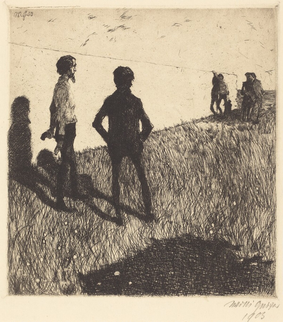 Untitled (A Duel) by Willi Geiger