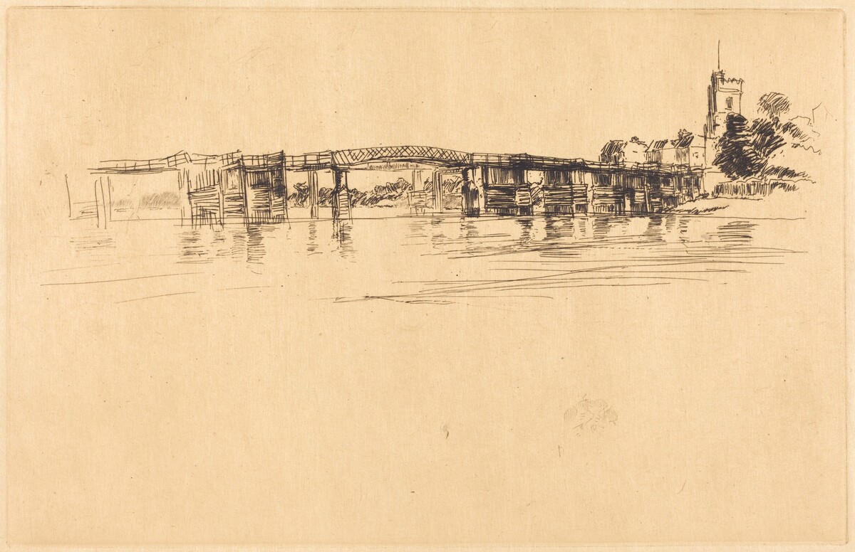 Little Putney No. 1 by James McNeill Whistler
