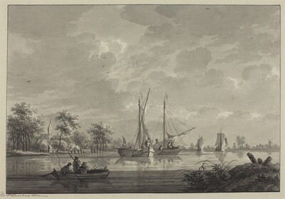 Tull on the River Waal