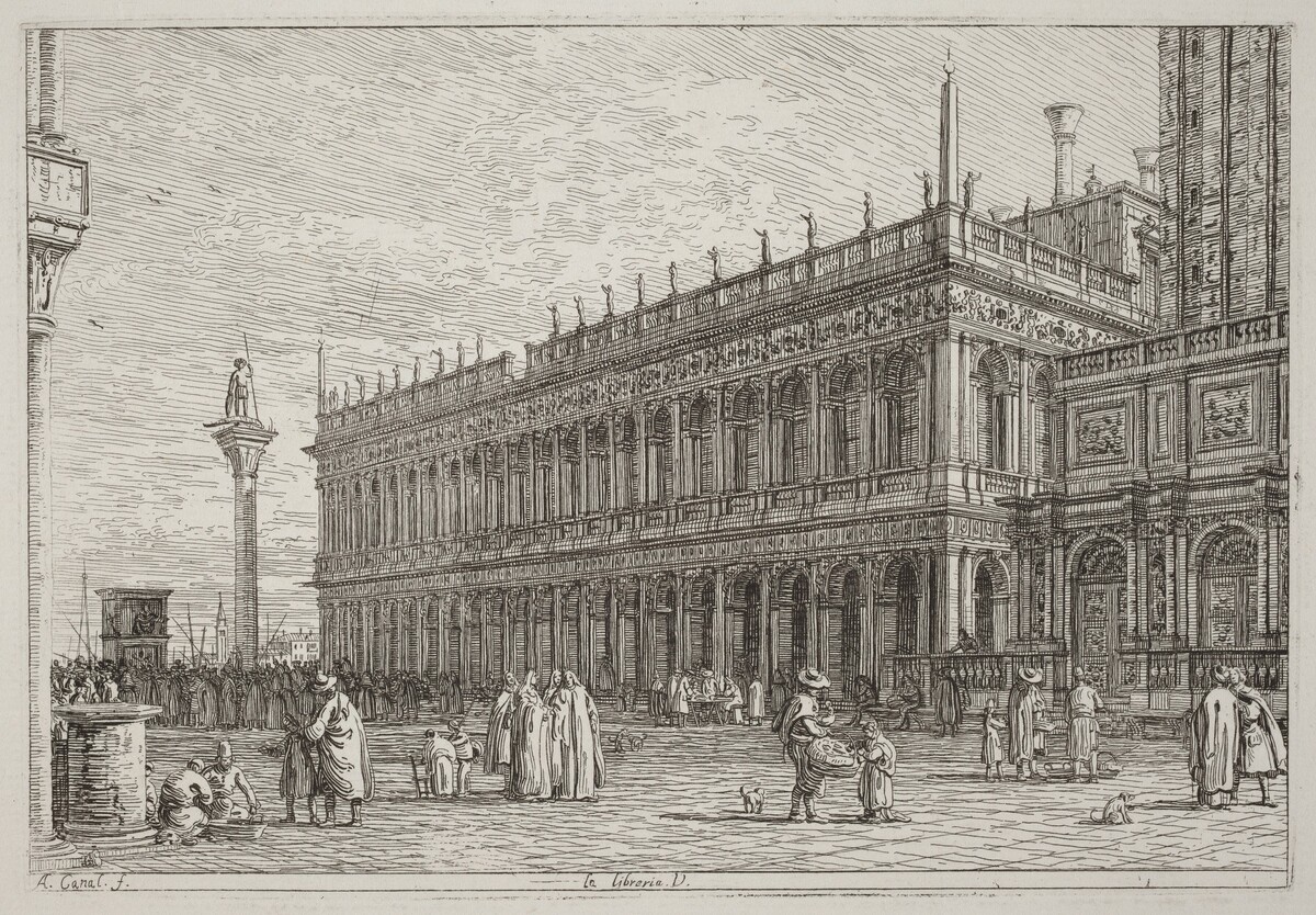 La libreria. V. [upper left] by Canaletto