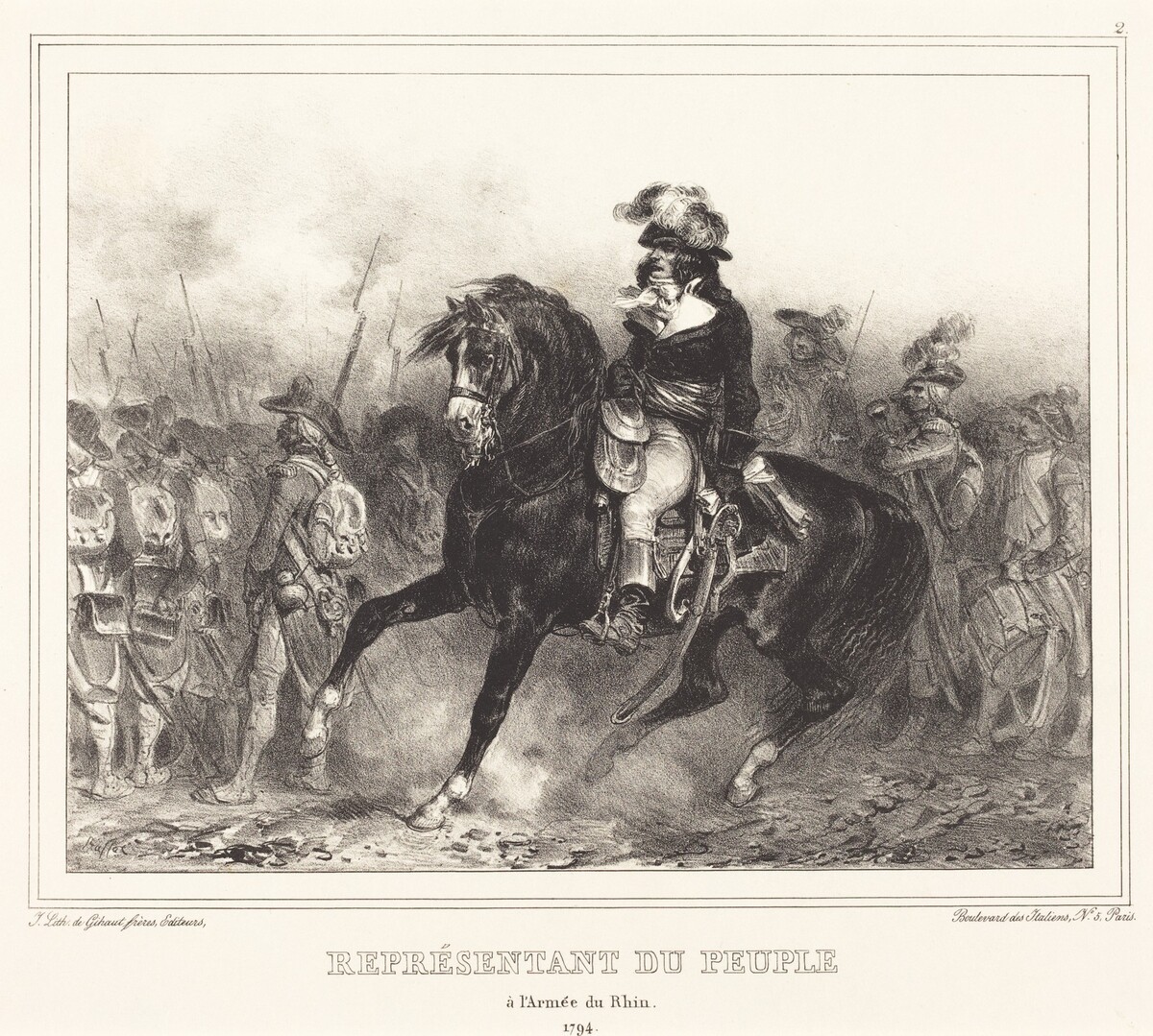 Representant du Peuple (Representative of thePeople) by Auguste Raffet