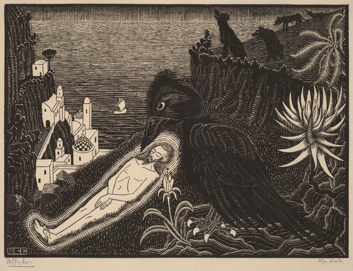 Saint Vincent Martyr by M.C. Escher