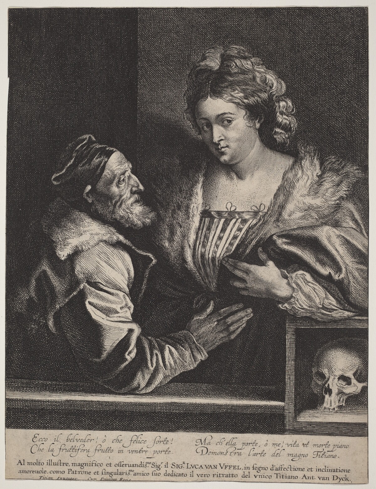 Titian's Mistress by Sir Anthony van Dyck