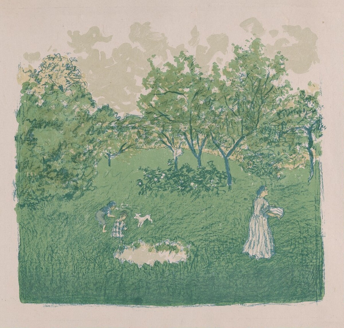 The Orchard (Le verger) by Pierre Bonnard