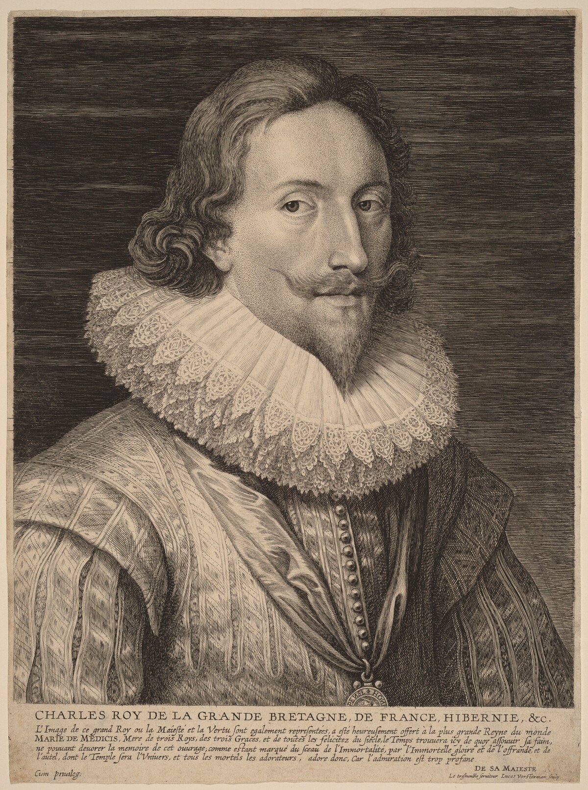 Charles I, King of England by Lucas Emil Vorsterman after Sir Anthony van Dyck