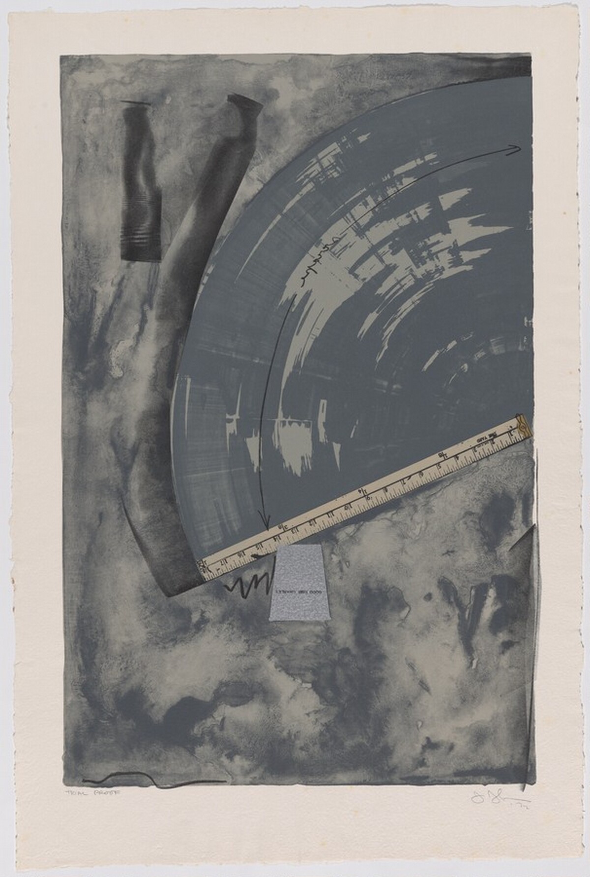 Good Time Charley [trial proof] by Jasper Johns