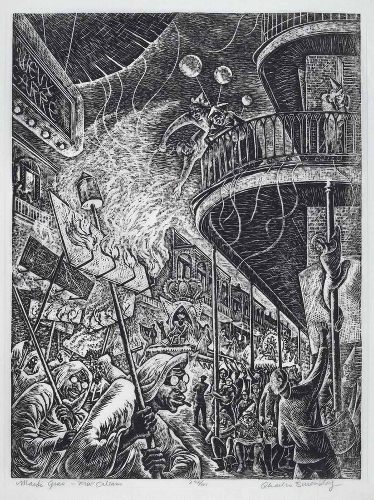 Mardi Gras - New Orleans by Charles Frederick Surendorf