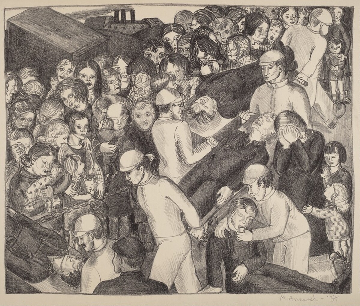 Untitled (Mine Accident) by M. Annanel