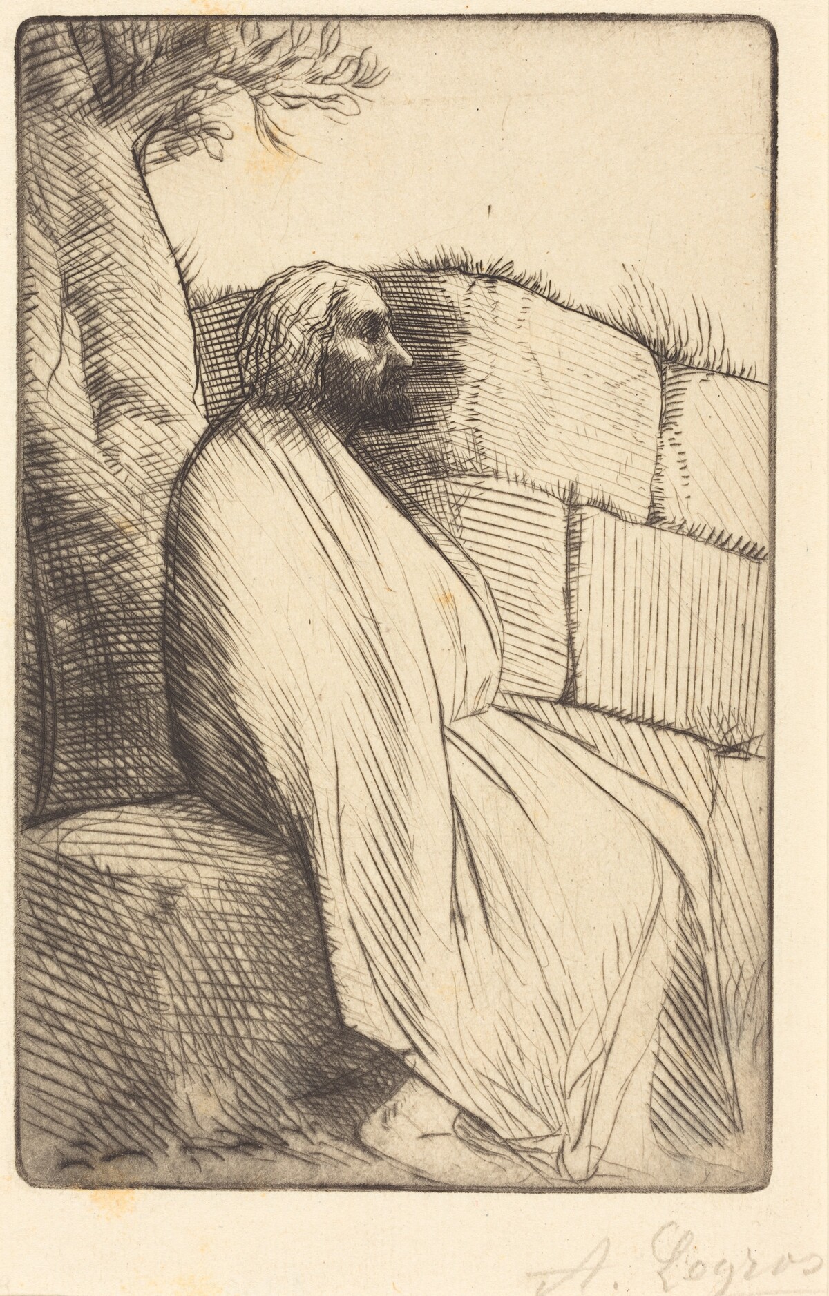 Philosopher (Le philosophe) by Alphonse Legros