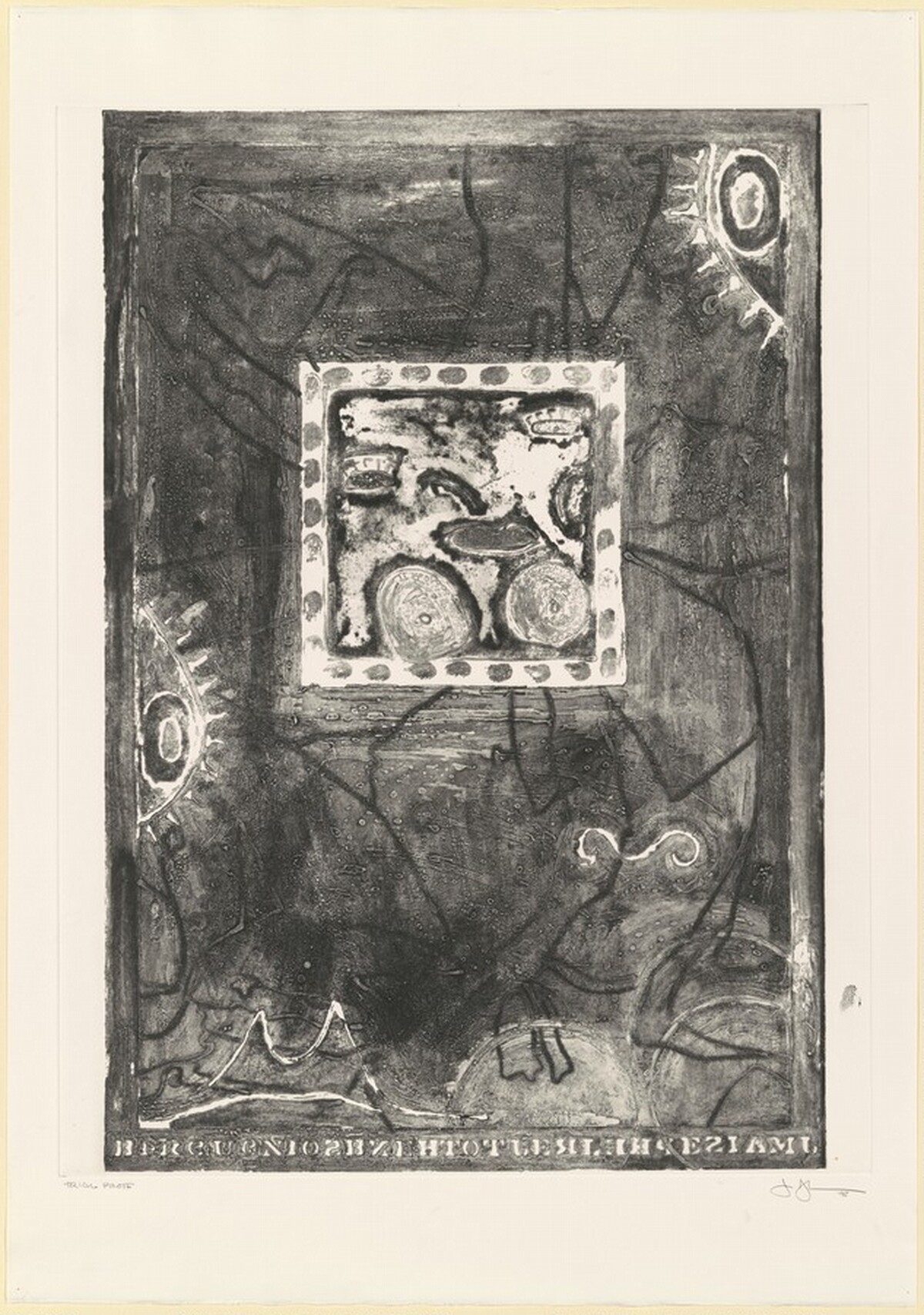 Untitled [trial proof] by Jasper Johns