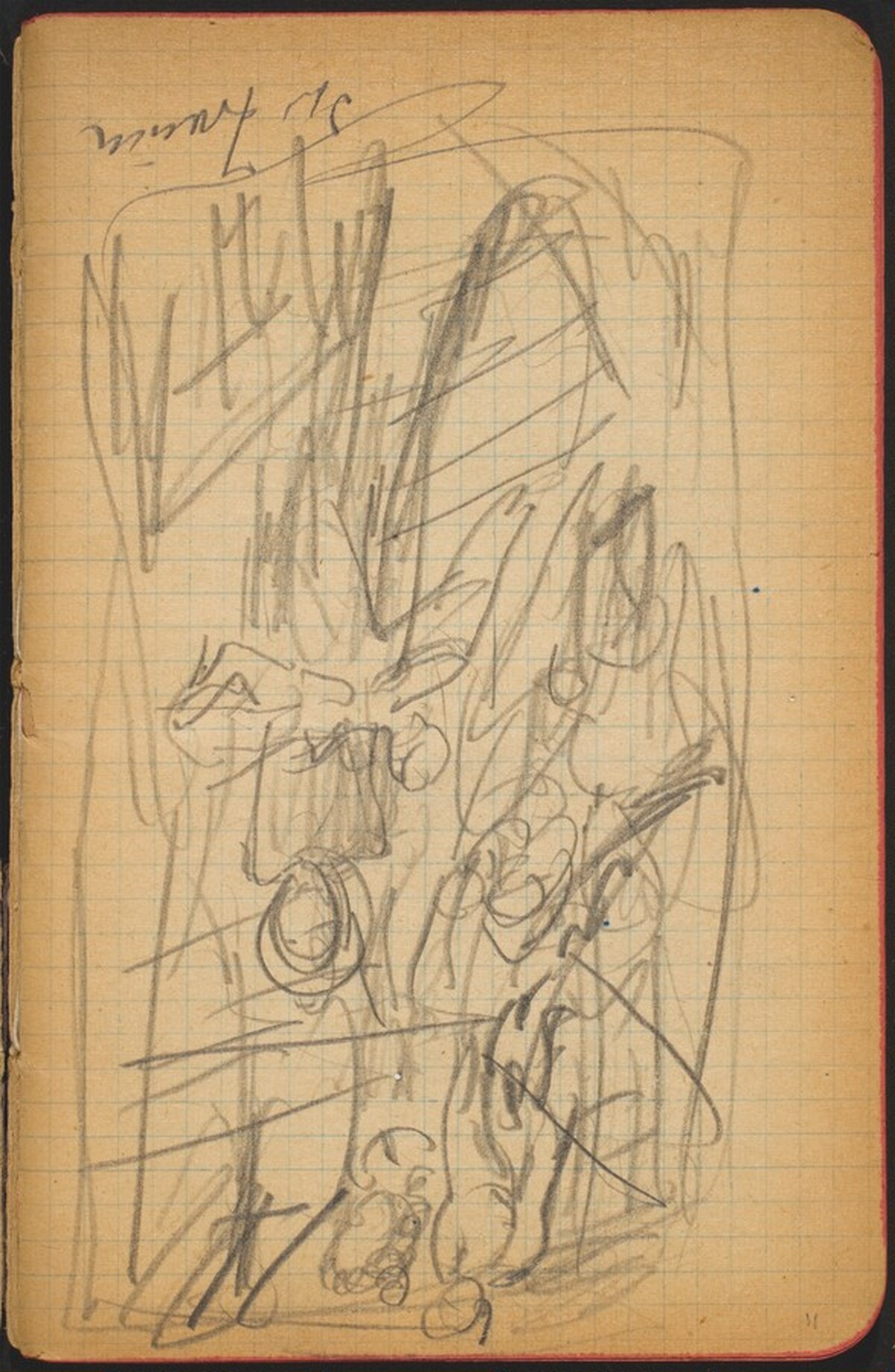 Mehrfigurige Kompositionsskizze (Figural Composition) [p. 11] by Max Beckmann