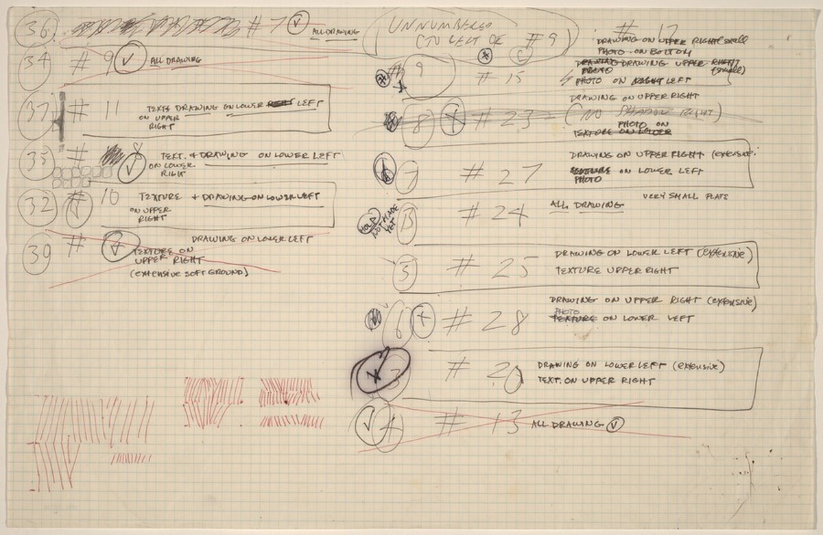 Sketch for "Building - Blocks for a Doorway" by Vito Acconci