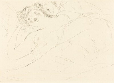 Berthe's Sister with a Lover (La Soeur de Berthe avec un amant)