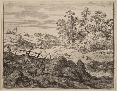 Shepherd with Lamb