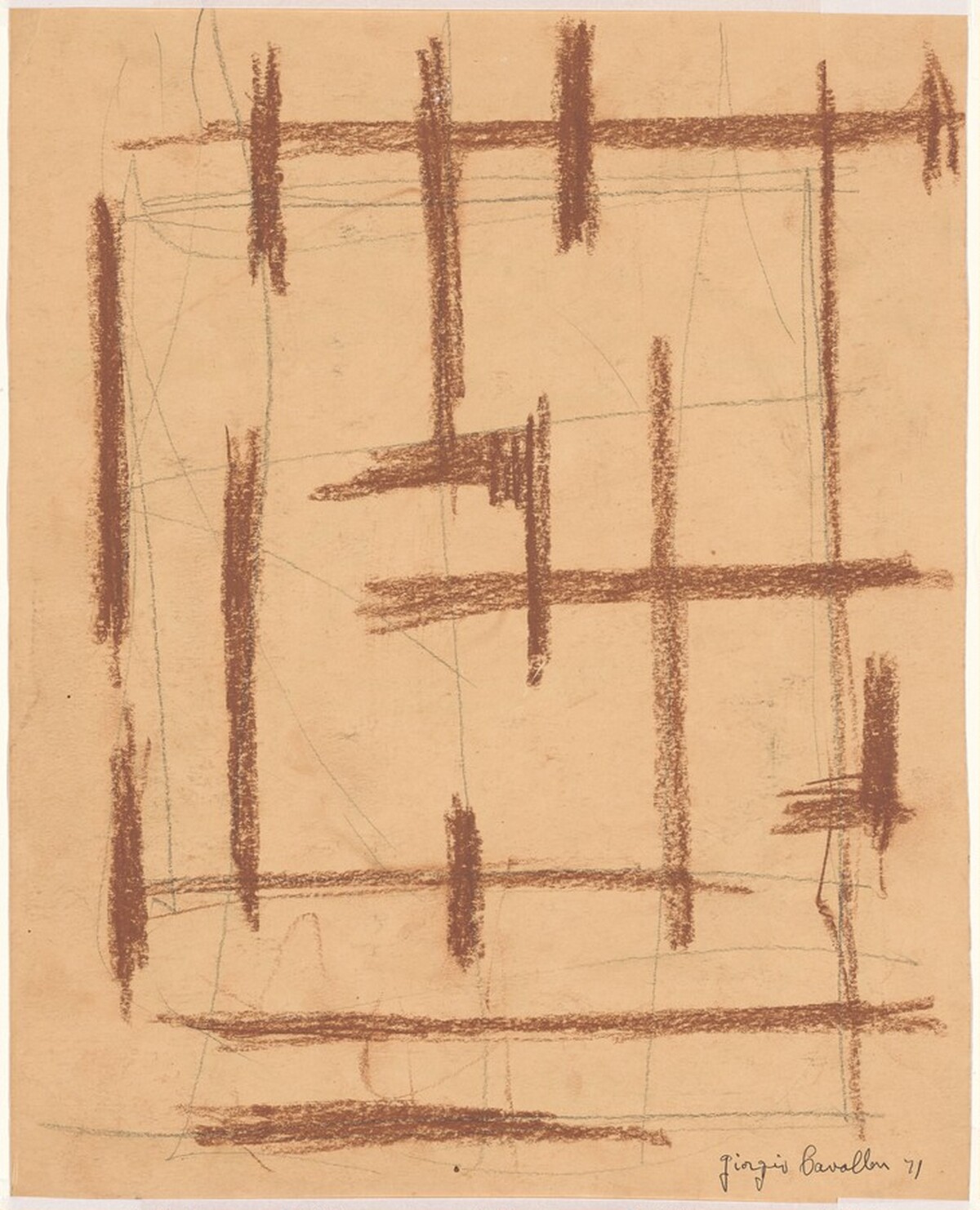 Untitled [recto] by Giorgio Cavallon