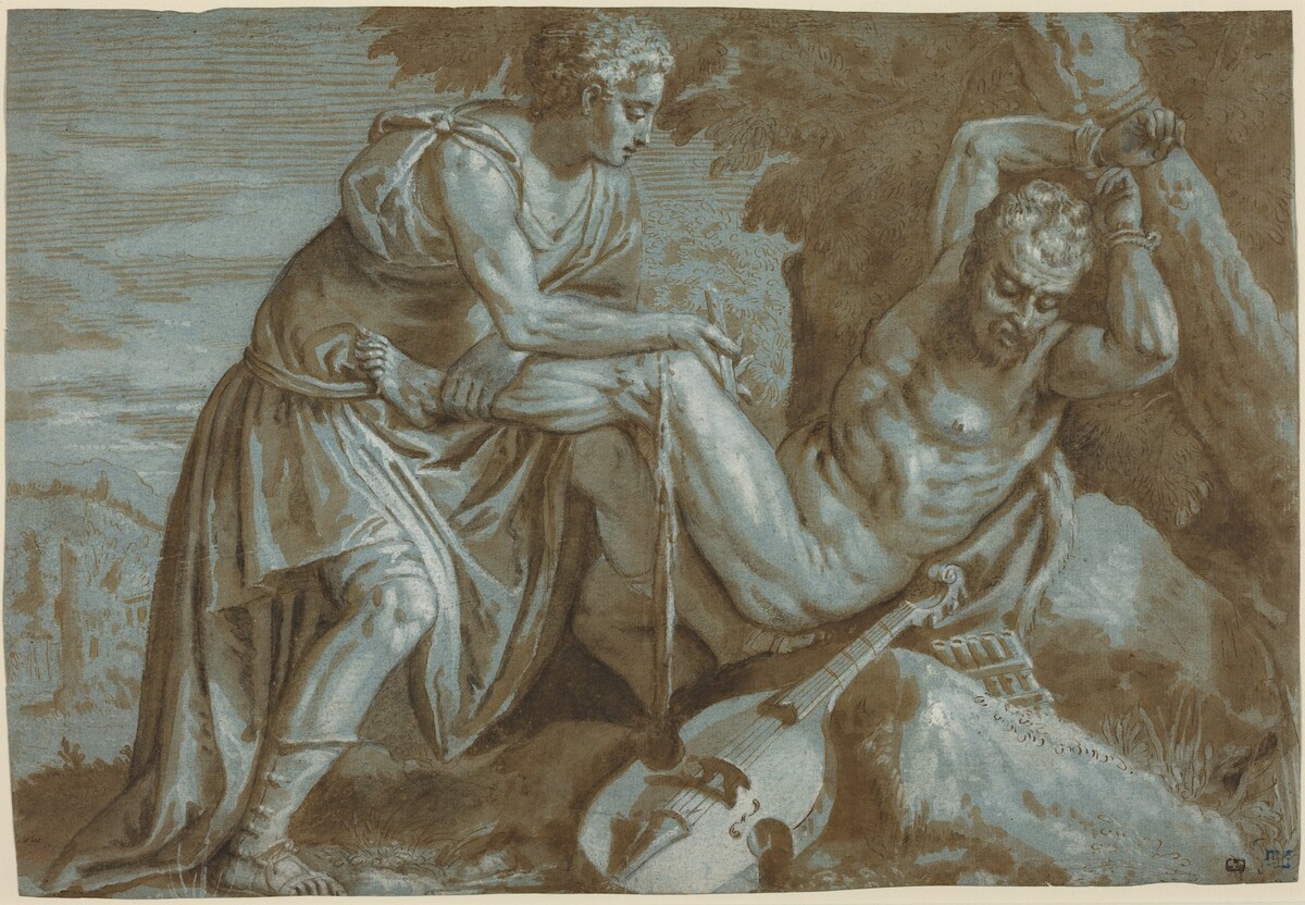 Apollo and Marsyas by Attributed to Veronese