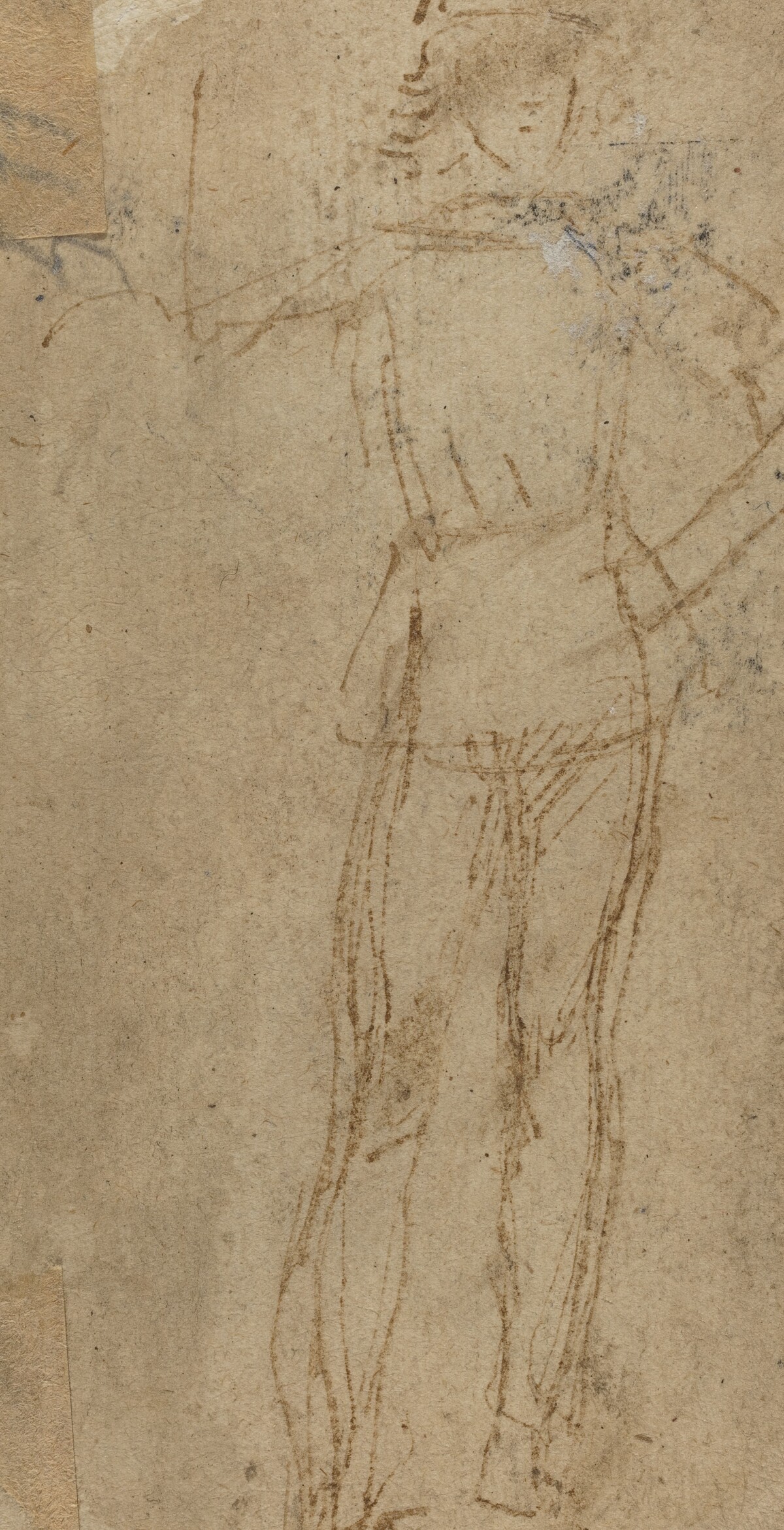 Standing Young Man [verso] by Attributed to Sperandio