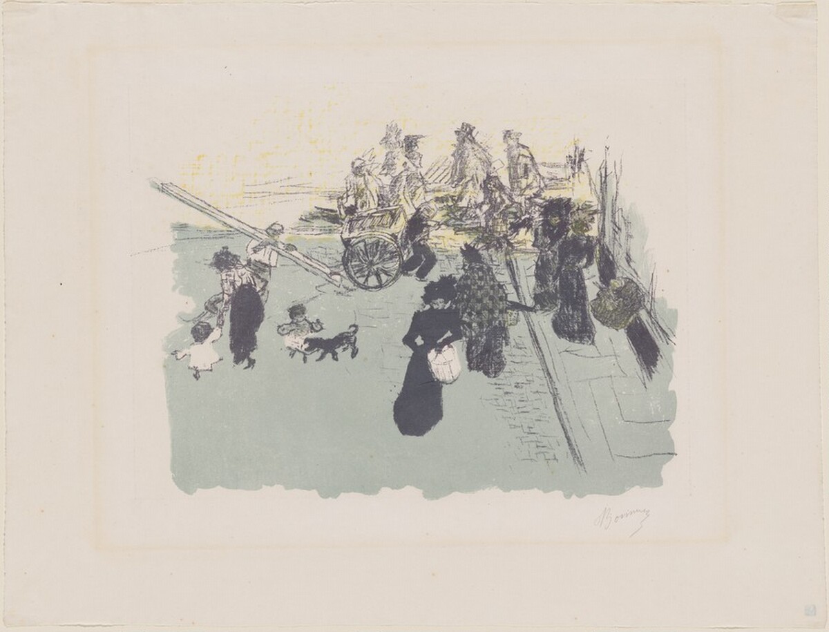 Street Corner (Coin de rue) by Pierre Bonnard