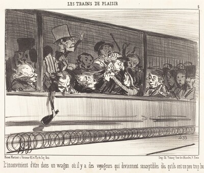 L'Inconvénient d'être dans un wagon...
