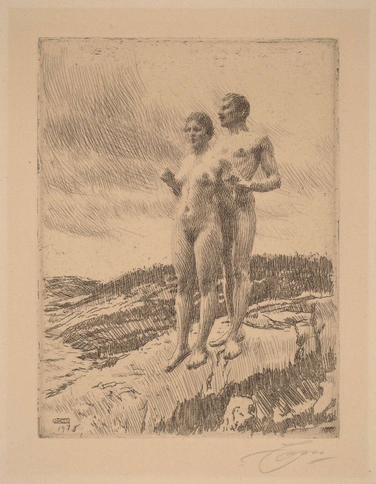 The Two by Anders Zorn
