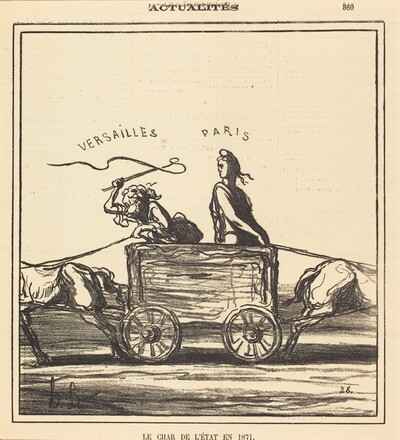 Le char de l'état en 1871