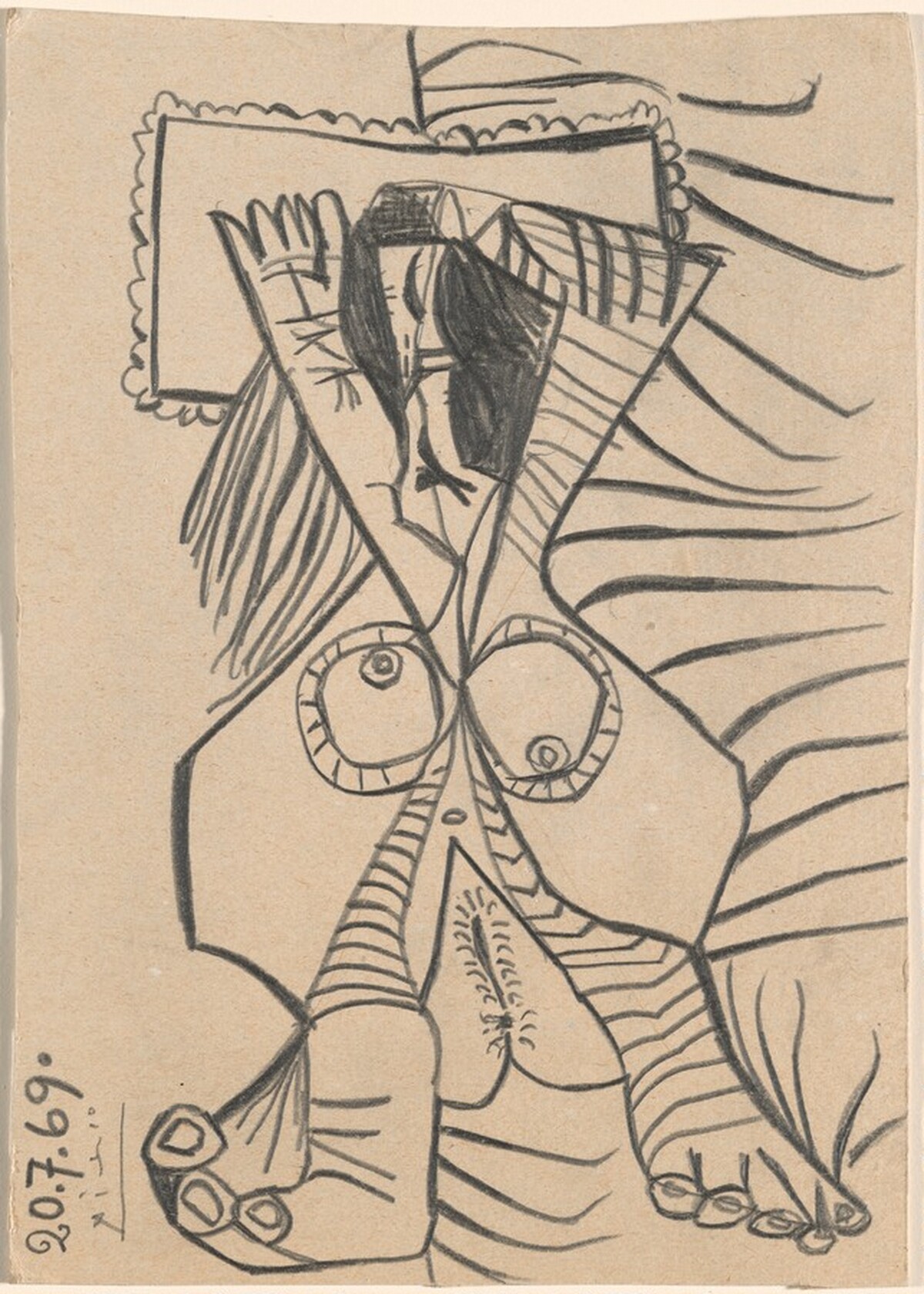Reclining Nude by Pablo Picasso