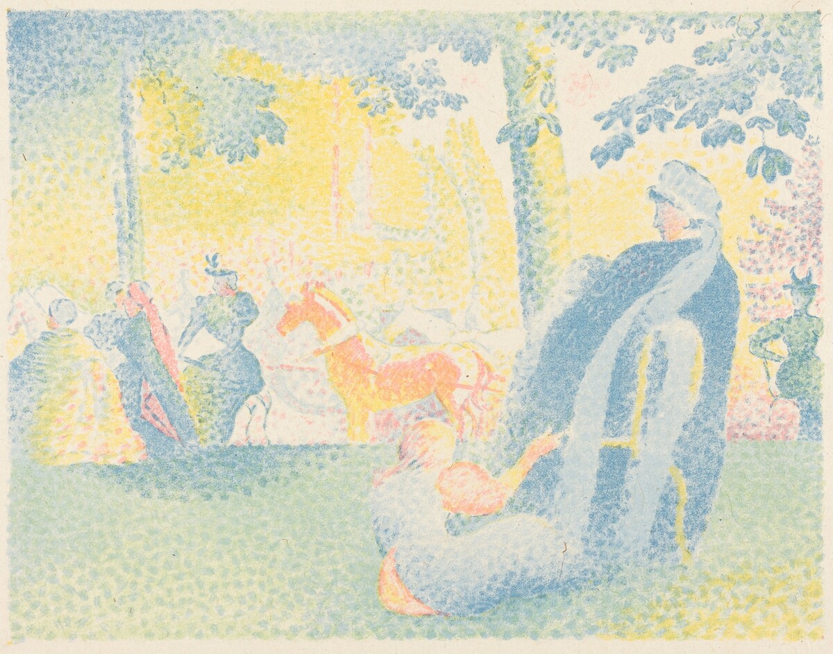 In the Park by Henri Edmond Cross