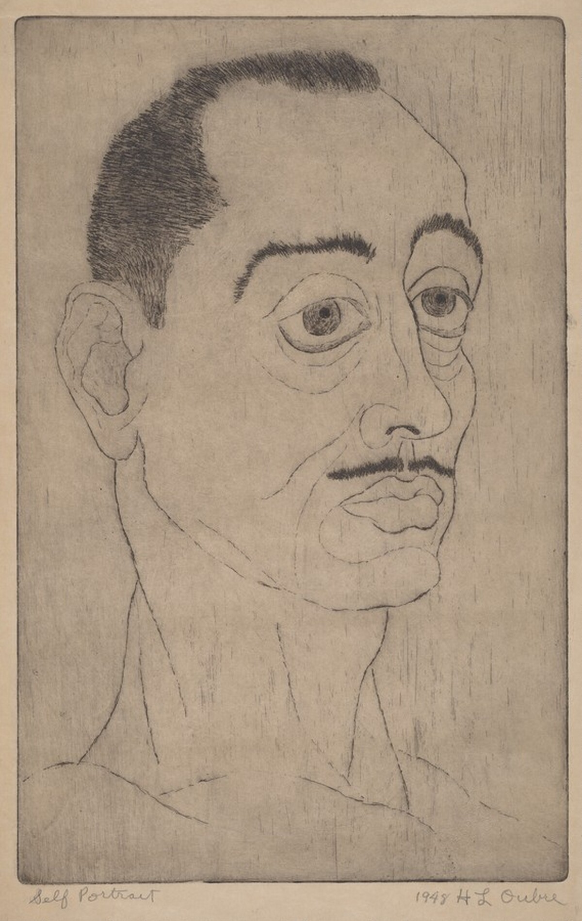 Self-Portrait by Hayward Louis Oubré, Jr.