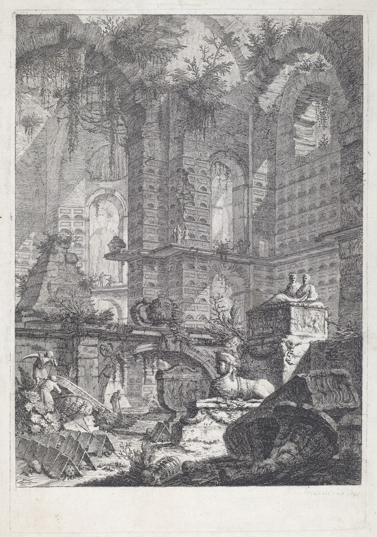 Camera sepolcrale by Giovanni Battista Piranesi