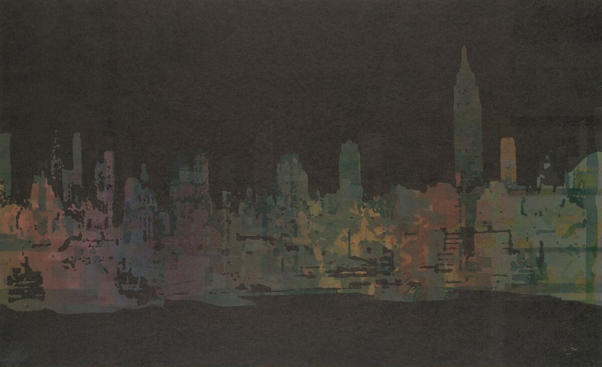 New York, West Side Skyline by Eugene Feldman