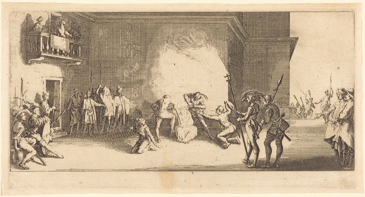 The Crowning with Thorns by Jacques Callot