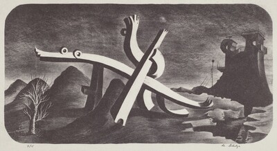 Untitled (Surrealist Landscape)