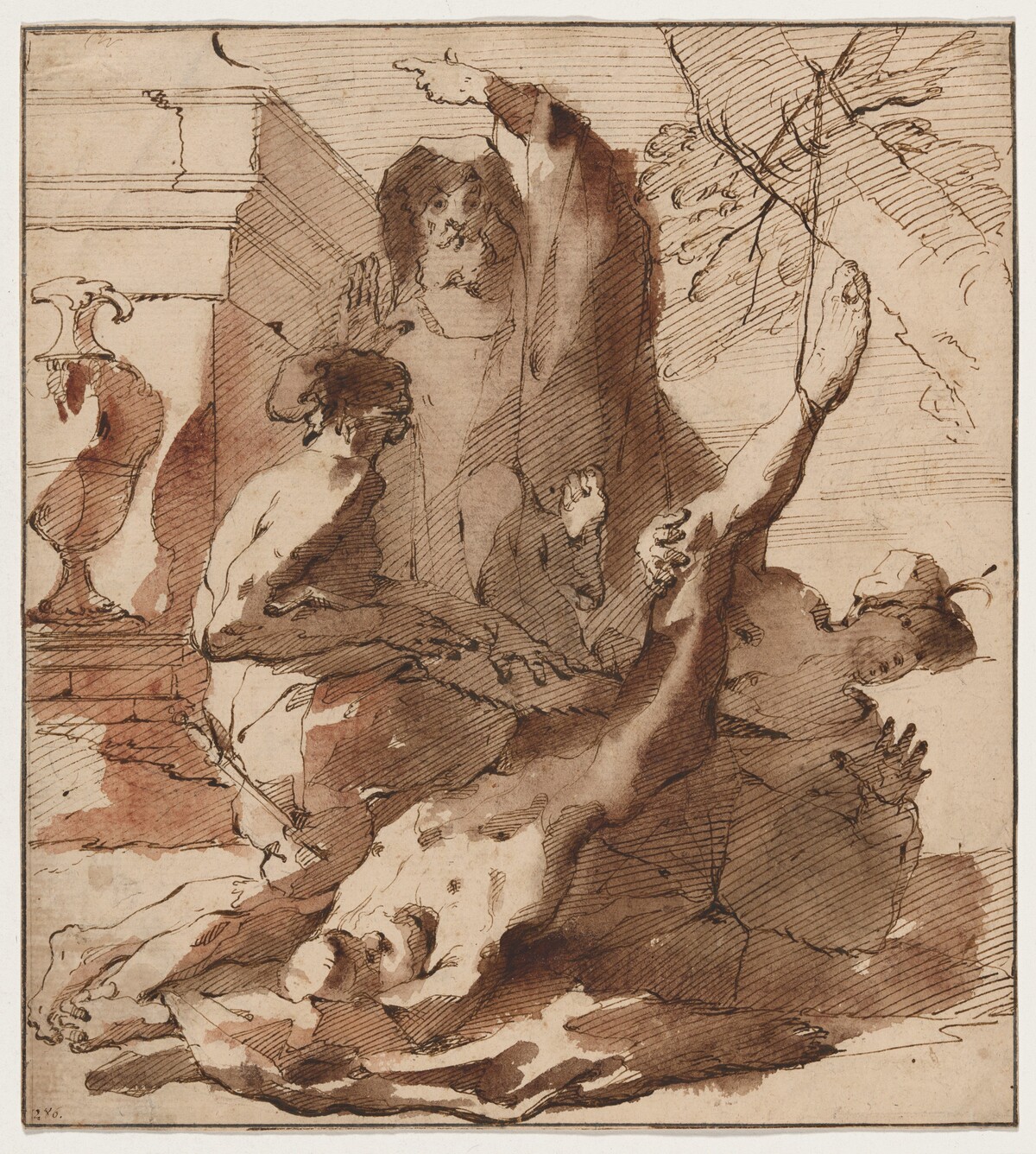 The Martyrdom of Saint Simon by Austrian 18th Century