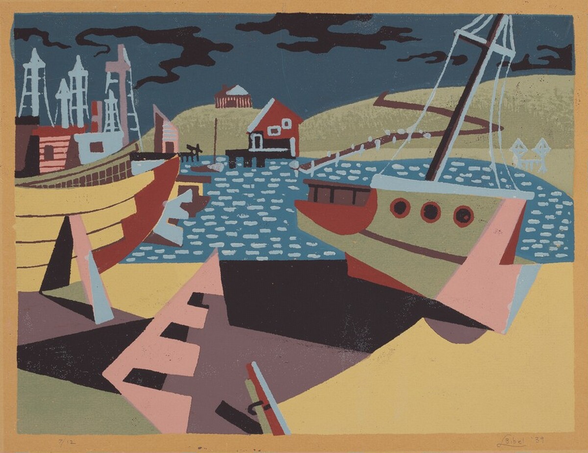 Harbor by Leon Bibel