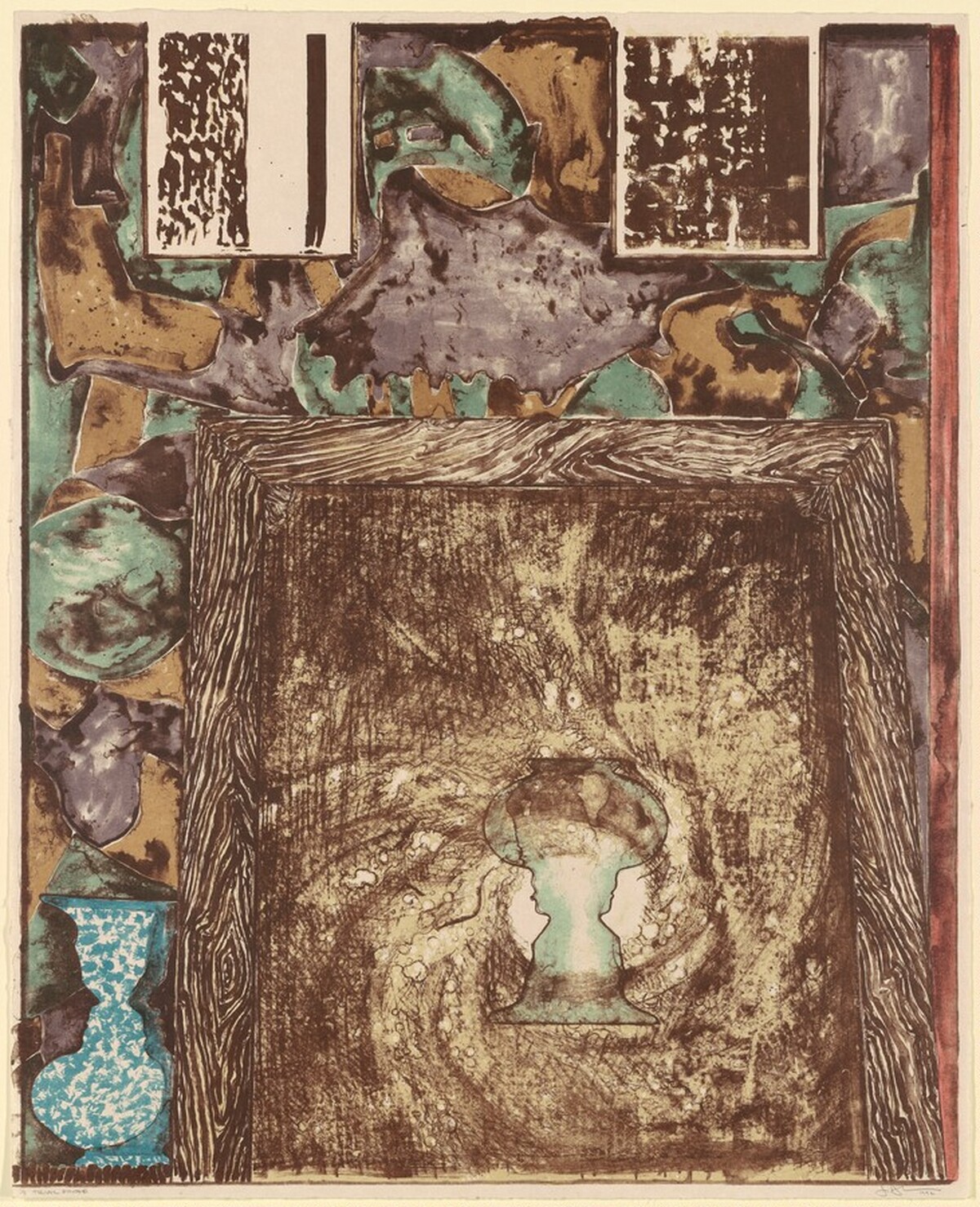 Untitled [trial proof] by Jasper Johns