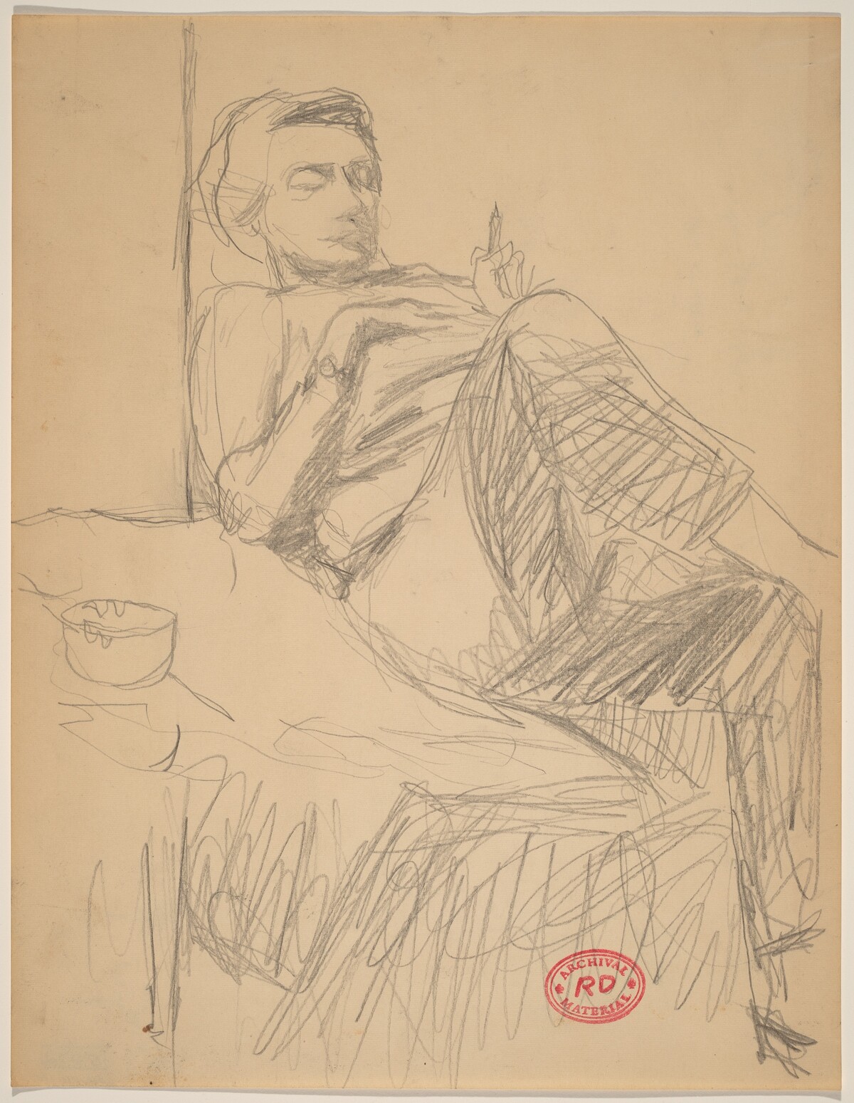 Untitled [seated figure] by Richard Diebenkorn
