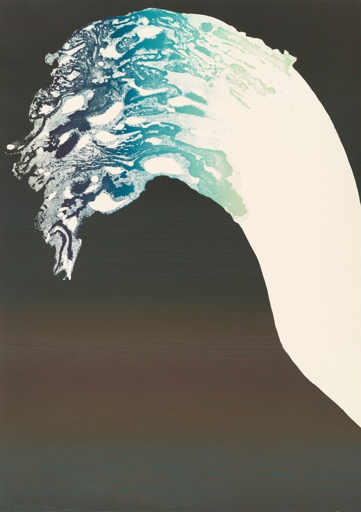 White Tidal Wave by June Wayne