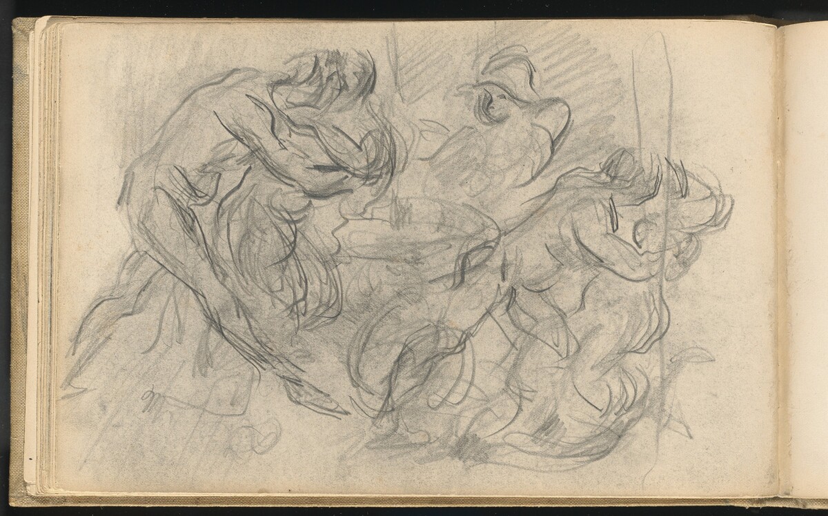 Carnival Scene by Paul Cezanne