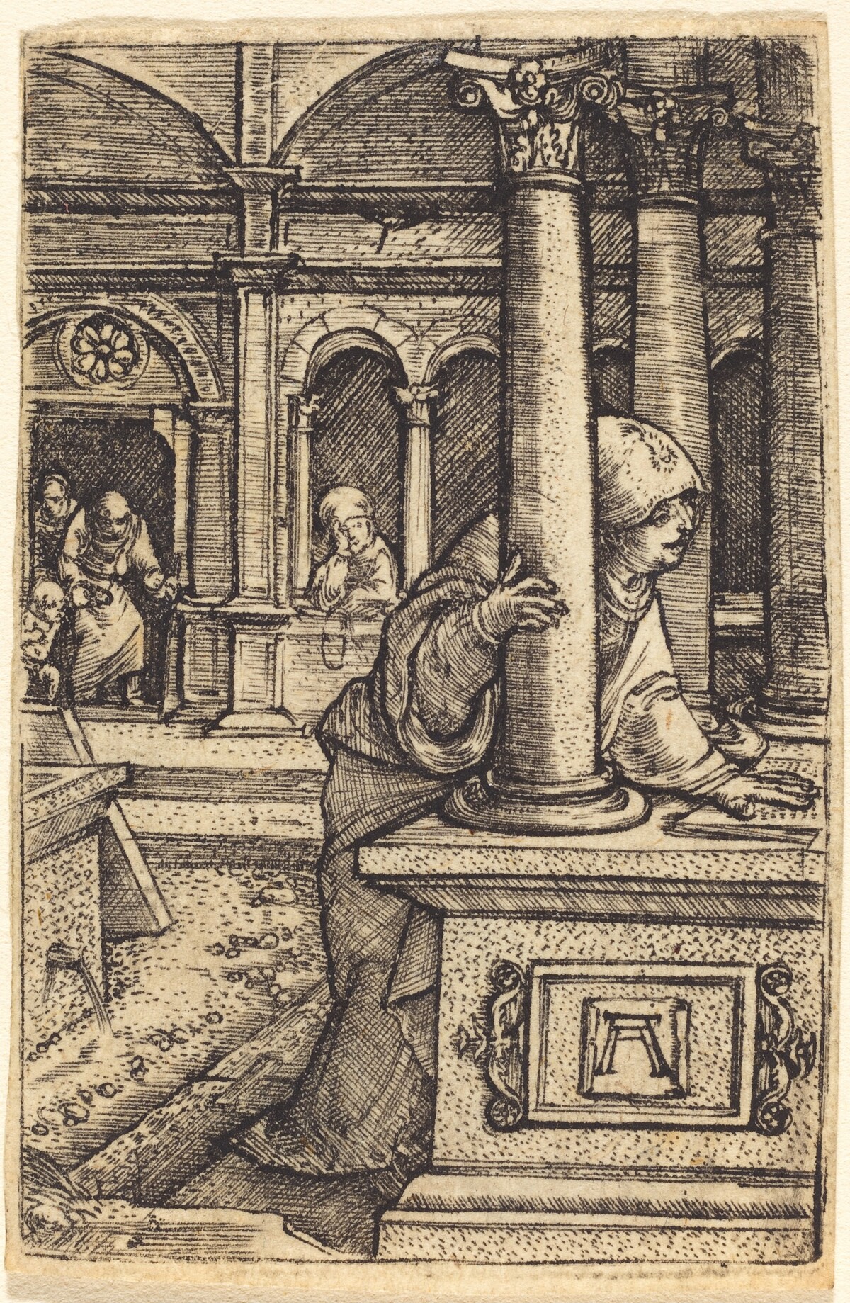 The Virgin Seeking Jesus in the Temple by Albrecht Altdorfer