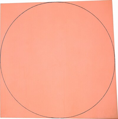 Distorted Red Square-Circle
