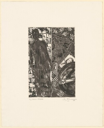 Summer (frontispiece for "Poems" by Wallace Stevens) [trial proof]