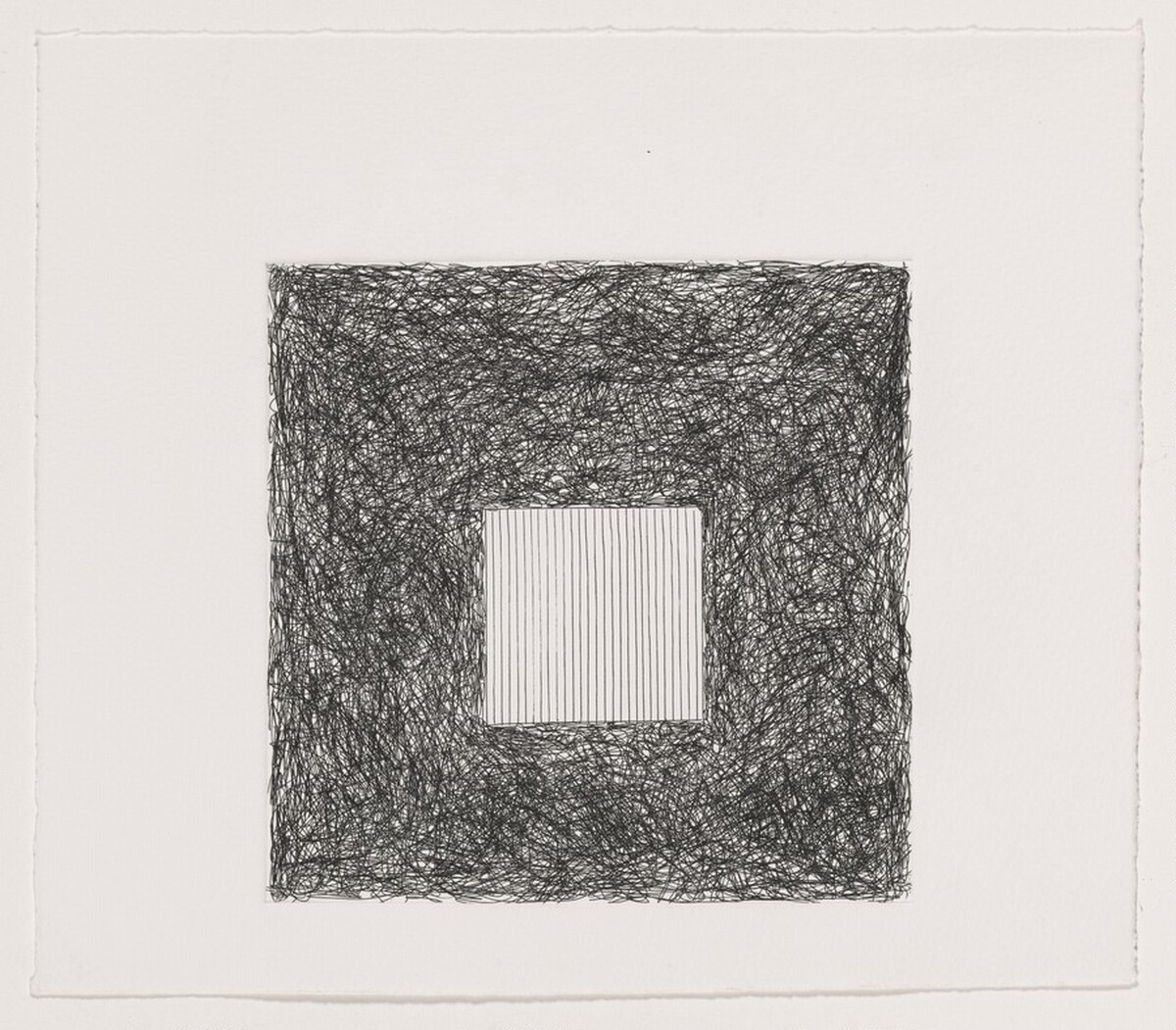 Untitled (unpublished) 4E [working proof 1] by Sol LeWitt