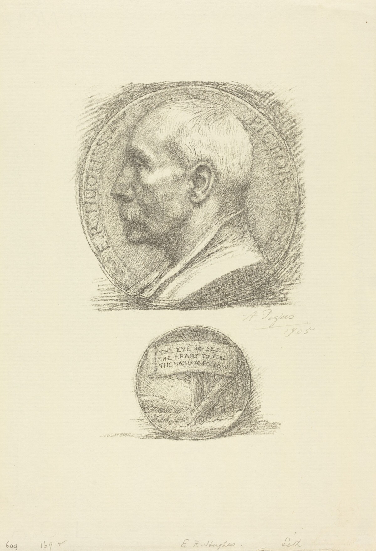 E.R. Hughes by Alphonse Legros