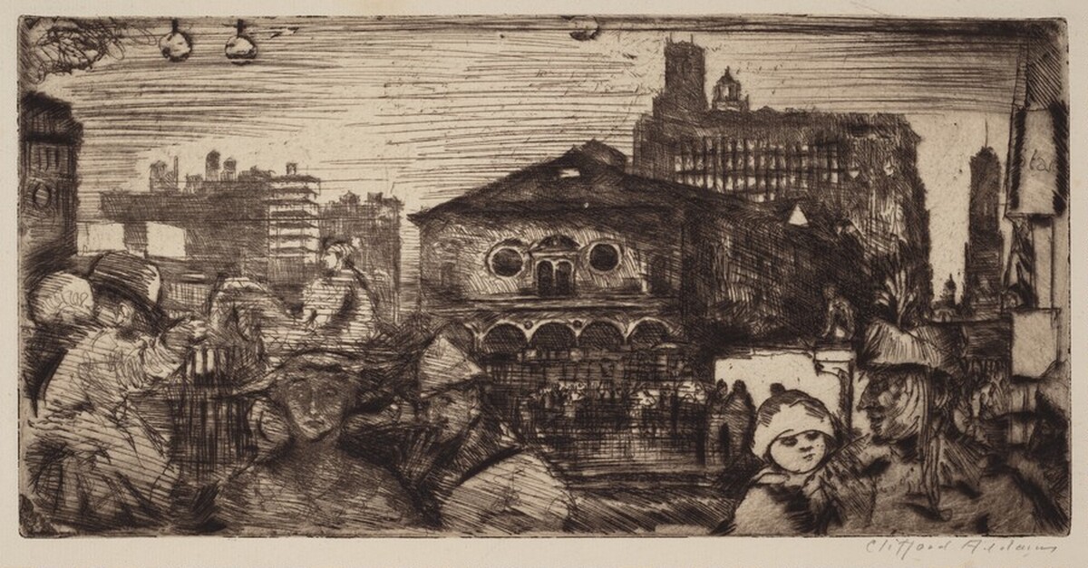 Herald Square: Nocturne by Clifford Addams