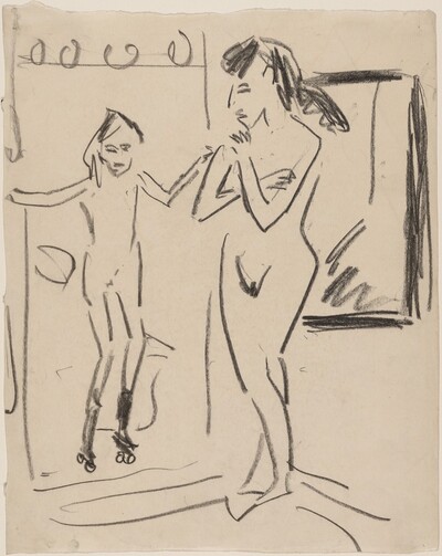 Fränzi and Marcella in the Studio