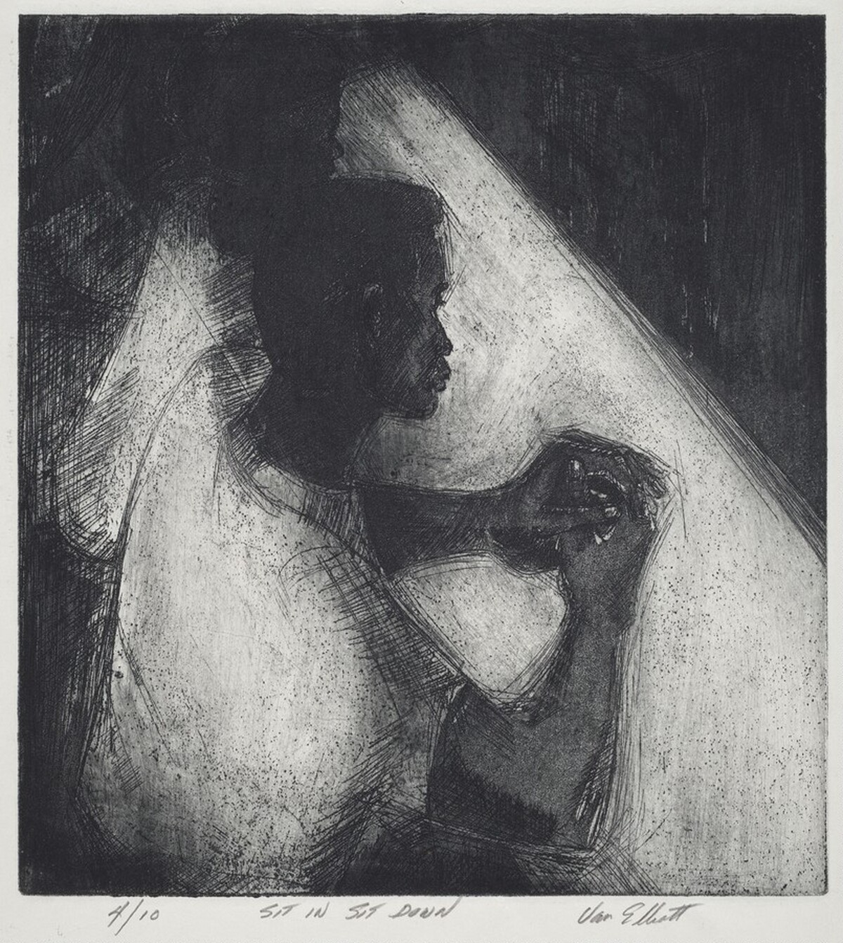 Sit In  Sit Down by Van Elliott